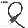 Кабель Hoco X-series X90 Cool silicone charging data cable for Type-C (L=1M), Black