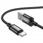 Кабель Hoco X-series X89 Wind charging data cable Type-C (unpackaged) (L=1M), Black-