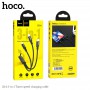 Кабель Hoco X-series X14 3-in-1 Times speed charging cable iP+Micro+Type-C (L=1M), Black