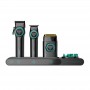 Комплект VGR STEPLERSS PRO 3 IN 1 BLACK, машинка для стрижки (Clipper), тример, шейвер