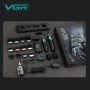 Комплект VGR STEPLERSS PRO 3 IN 1 BLACK, машинка для стрижки (Clipper), тример, шейвер