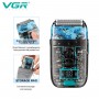 Комплект VGR 3 в 1 V-645 акумуляторна машинка для стриження (clipper), триммер та електробритва (шейвер)