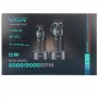 Комплект VGR 2 в 1 V-886 S2 BLACK, акумуляторна машинка для стрижки (clipper) та триммер