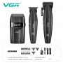 Комплект VGR 3 в 1 V-640 S3 BLACK, машинка для стрижки (clipper), тример та електробритва (шейвер)