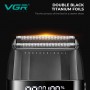 Комплект VGR 3 в 1 V-640 S3 BLACK, машинка для стрижки (clipper), тример та електробритва (шейвер)