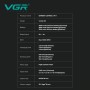 Комплект VGR 3 в 1 V-640 S3 BLACK, машинка для стрижки (clipper), тример та електробритва (шейвер)