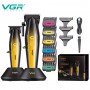 Комплект VGR 2 в 1 V-270&V-992 GOLD, машинка для стрижки та тример