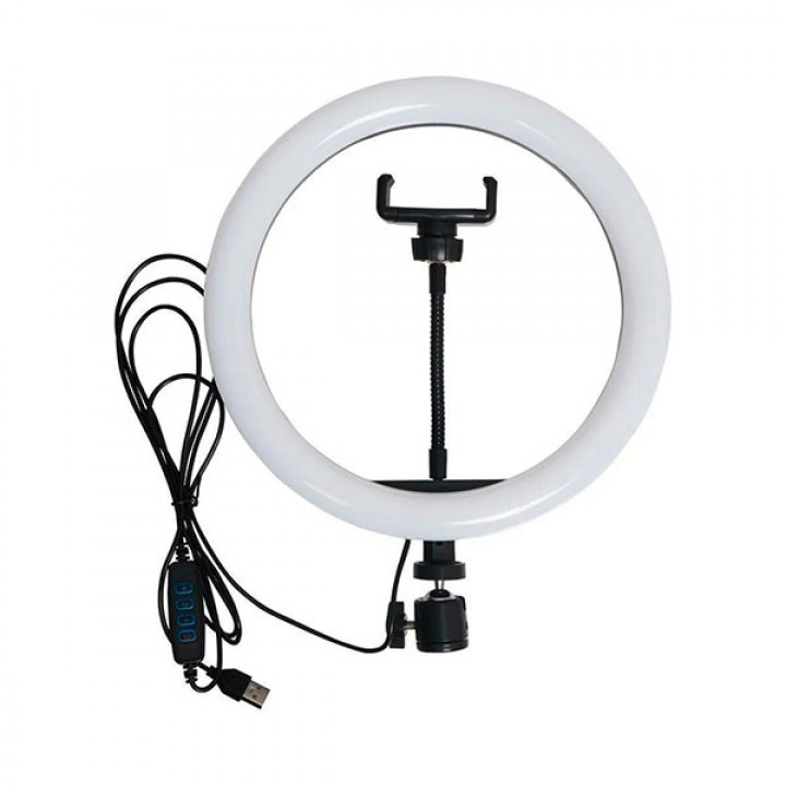 Кольцевая LED лампа для селфи 26 см без штатива, сельфи кольцо