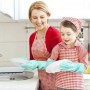 Рукавички для миття посуду зі щіткою KITCHEN GLOVES