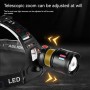 Ліхтар налобний NIGHT VISION FLUORESCENCE SY-8086-PM10-TG, 2x18650, signal light, ЗУ Type-C, zoom, Box