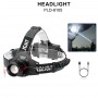 Ліхтар налобний 8105 1 РЕЖИМ WHITE LASER LED PM10-TG, 2x18650, ЗУ Type-C, zoom