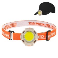 Ліхтар налобний CY-2026-B-COB+2LED(red)+2LED(blue), Li-Ion акумулятор, ЗУ Type-C, Box