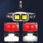 Ліхтар налобний HX-816S-2COB(white+red), Motion Sensor, Waterproof, 1x18650, ЗП Type-C, Box