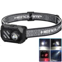 Ліхтар налобний WT-509+XPE+9SMD(white+red), 3xAAA, Box