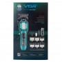 Акумуляторна машинка для стрижки (clipper) VGR V-600 BLACK, 6 насадок, регулятор висоти, LED display, 7000 RPM