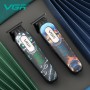 Тример VGR V-260 GREEN, 3 насадки, 2000mAh, 9000 RPM, LED display