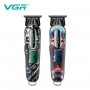 Тример VGR V-260 GREEN, 3 насадки, 2000mAh, 9000 RPM, LED display