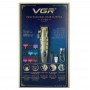 Аккумуляторная машинка для стрижки (clipper) VGR V-036, 8 насадок, LED display