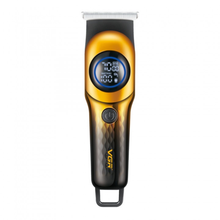 Тример VGR V-966 GOLD, Professional, 4 насадки, LED Display