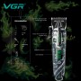 Акумуляторна машинка для стриження (clipper) VGR V-279 GREEN, 6 насадок, 9000 RPM, 2500 mAh, LED display