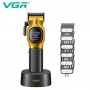 Акумуляторна машника для стриження (clipper) VGR V-886C GOLD, LED display, 9000RPM