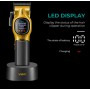 Акумуляторна машника для стриження (clipper) VGR V-886C GOLD, LED display, 9000RPM