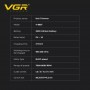 Триммер VGR V-885T GOLD, 4 насадки, LED display