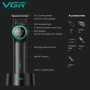 Тример VGR V-977 BLACK, регулювання потужності 6000 - 8000 RPM, 2500 mAh, 4 насадки, LED display