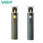 Тример VGR V-009 GOLD, TURBO-режим, 4 насадки, LED підсвічування