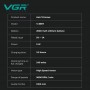 Тример VGR V-889T, 3 насадки, LED display, 9000RPM