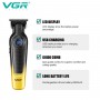 Тример VGR V-996 GREEN, 4 насадки, LED display