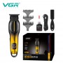 Тример VGR V-226 GOLD, 9000 RPM, 3 насадки, LED display