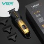 Тример VGR V-226 GOLD, 9000 RPM, 3 насадки, LED display