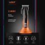Аккумуляторная машинка для стрижки (clipper) VGR V-889C, 6 насадок, LED display, 9000RPM