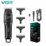 Тример VGR V-964 BLACK, 7000 RPM, 3 насадки, LED display