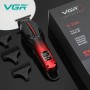 Тример VGR V-226 RED, 9000 RPM, 3 насадки, LED display