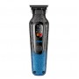 Триммер VGR V-879T BLUE, 4 насадки, 7500 RPM, 1500 mAh, LED display