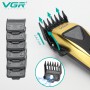 Акумуляторна машинка для стрижки (clipper) VGR V-015, мотор MAGLEV VECTOR 3-го покоління на магнітній левітації та з розумним