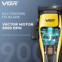 Акумуляторна машинка для стрижки (clipper) VGR V-015, мотор MAGLEV VECTOR 3-го покоління на магнітній левітації та з розумним