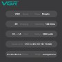 Акумуляторна машинка для стрижки (clipper) VGR V-015, мотор MAGLEV VECTOR 3-го покоління на магнітній левітації та з розумним