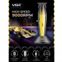 Тример VGR V-992 GOLD, 9000 RPM, 2000 mAh, 3 насадки, LED display