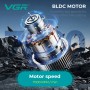 Акумуляторна машинка для стрижки (clipper) VGR V-662 GREEN, 7000 RPM, 6 насадок, LED display