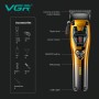 Акумуляторна машинка для стрижки (clipper) VGR V-668, VECTOR MOTOR 8000-11000 RPM, 6 насадок