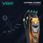 Акумуляторна машинка для стрижки (clipper) VGR V-668, VECTOR MOTOR 8000-11000 RPM, 6 насадок