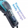 Акумуляторна машника для стриження (clipper) VGR V-692 GREEN, 4 насадки, LED display