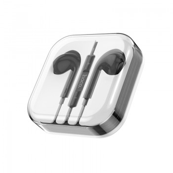 Навушники (дротові) M1 Max crystal earphones with mic 3.5mm, Black