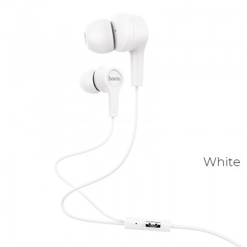 Наушники (проводные) M50 Daintiness universal earphones with mic 3.5mm, White