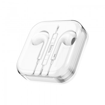 Наушники (проводные) M1 Max crystal earphones with mic 3.5mm, White