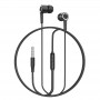 Навушники (дротові) M104 Gamble universal earphones with mic 3.5mm, Black