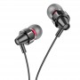 Навушники (дротові) M90 Delight wire-controlled earphones with microphone 3.5mm, Black shadow